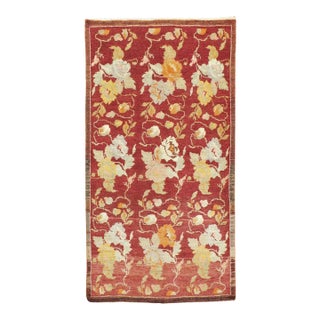 Galerie Shabab Collection Mid-20th Century Turkish Anatolian Throw Rug For Sale