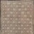 Vintage Turkish Embroidered Kilim With All-Over Star Design on a Taupe Ground For Sale - Image 9 of 13