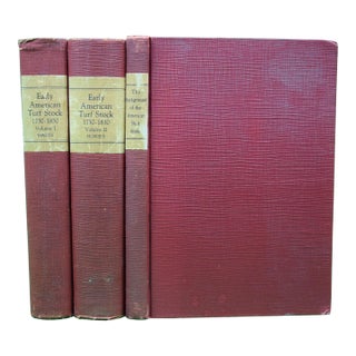 Early American Turf Stock 1730-1830 Volumes I & II & the Background of the American Stud Book For Sale