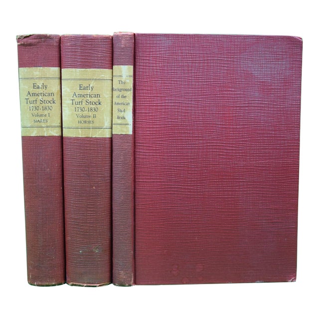 Early American Turf Stock 1730-1830 Volumes I & II & the Background of the American Stud Book For Sale