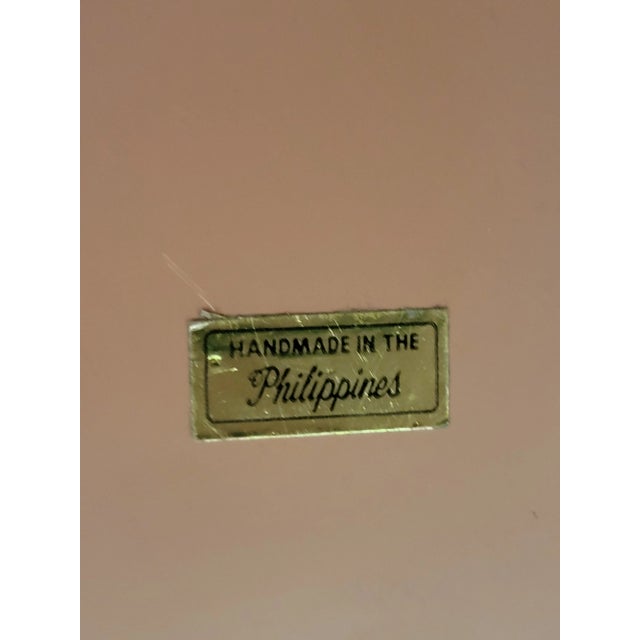 1980s Postmodern Tessellated Stone Side Table For Sale - Image 11 of 13