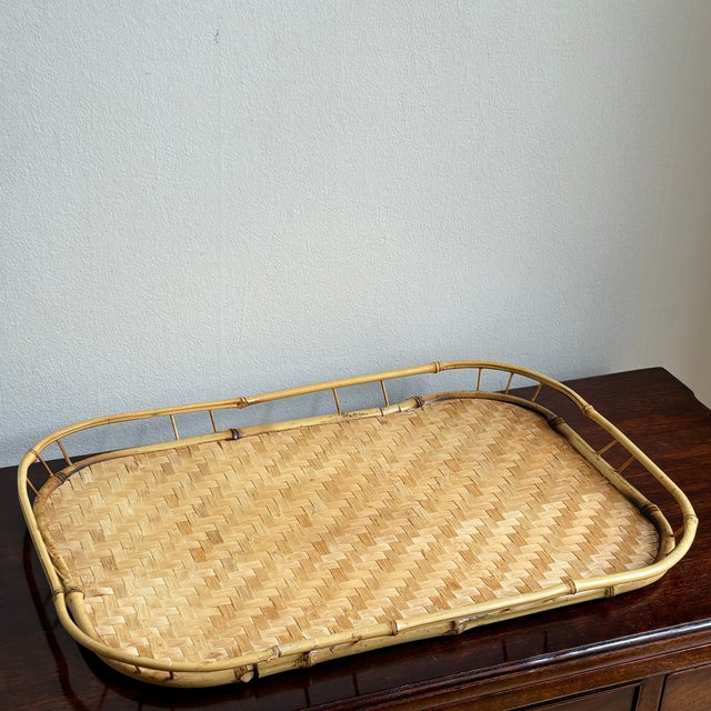 Wood 1960s Bamboo & Rattan Tiki For Sale - Image 7 of 11