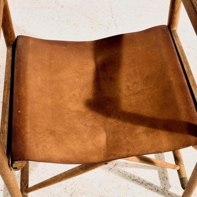 Metal Oak Model 903 Armchair by Kurt Culetto for Horgen Glarus, 1960s, Set of 4 For Sale - Image 7 of 18