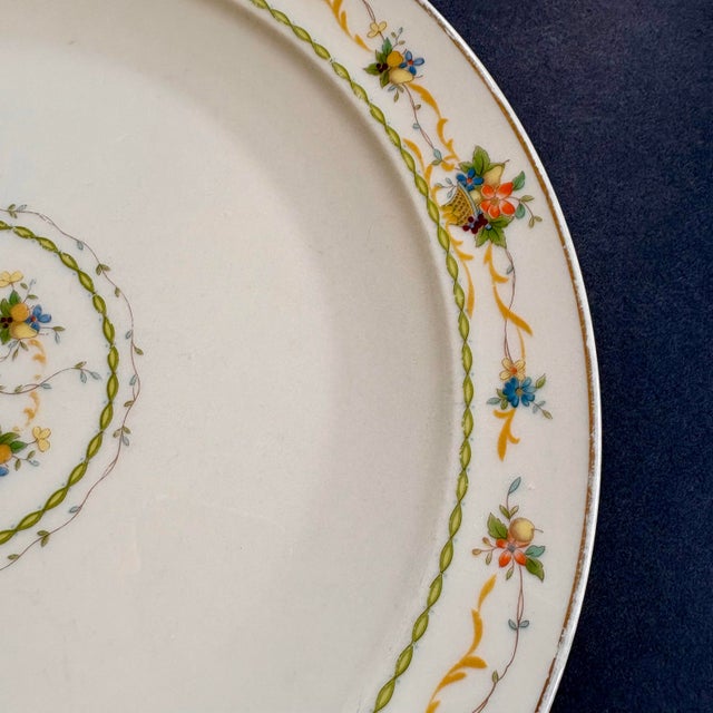 Noritake Vintage Noritake “Normandy” Dinner Plate – Floral Porcelain With Gold Trim – Made in Japan For Sale - Image 4 of 8