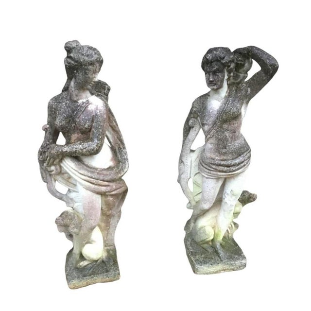Stone Sculptures, 1950s, Set of 2 For Sale - Image 12 of 13