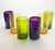 Contemporary 6 Colorful Blown Highball Tumbler Drinking Glasses For Sale - Image 3 of 6