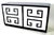 1940s James Mont for Kittinger Black and White Greek Key Credenza For Sale - Image 5 of 8