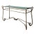 Vintage Art Nouveau Forged Metal Console Table For Sale