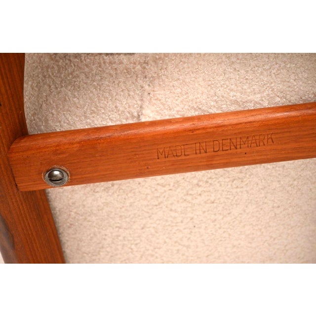 Vintage Danish Teak Lounge Chair by Aage Christiansen for Erhardsen & Andersen, 1960 For Sale - Image 10 of 11