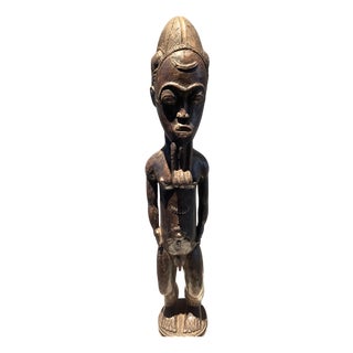 Ivory Coast Baoule Statue, Early 20th Century For Sale