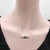 Gold Late 19th Century Victorian 14k Gold Diamond and Sapphire Eye-Shaped Pendant Necklace For Sale - Image 8 of 10