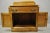 Late 19th Century Antique Eastlake Victorian Golden Oak Washstand Commode Cabinet With Backsplash For Sale - Image 5 of 12