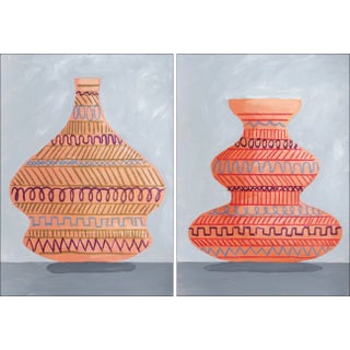 2024, Figurative Still Life Painting Diptych For Sale