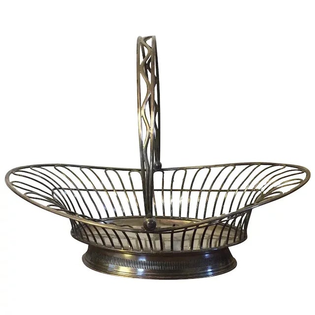 Antique Late 18th Century English George III Old Sheffield Silver Bread Basket For Sale - Image 13 of 13