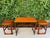 A. H. McIntosh & Co. Ltd. Mid Century Modern Teak Triform Nesting Table Set For Sale - Image 4 of 16