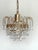 Brass and Lead Crystal Chandelier by Joska Bodenmais, 1970s For Sale - Image 4 of 17
