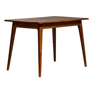 1960-1969 France Rich Walnut Brown Walnut Console Table For Sale