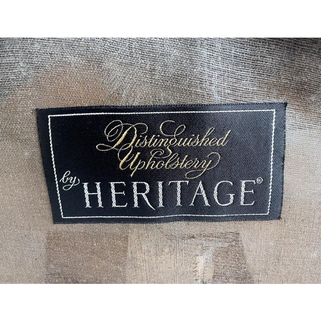 French Provincial Barrel Chairs by Drexel Heritage For Sale - Image 12 of 12