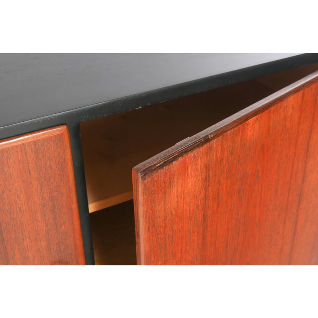 Burnt Orange Poul Hundevad Style Mid-Century Modern Teak Sideboard For Sale - Image 8 of 13