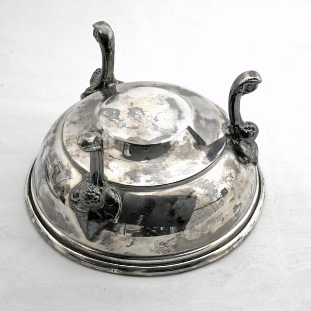 Silver Victorian Cow Silver Plate Butter Dish Circa Late 19th Century For Sale - Image 8 of 9