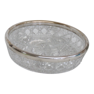 El Royel Germany Lead Crystal 3 Part Divided Serving Bowl 4589b