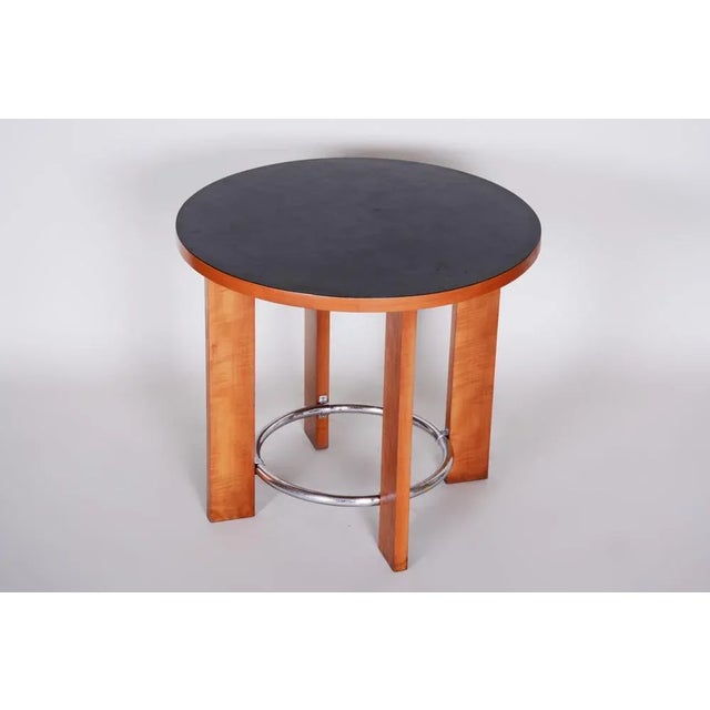Art Deco Coffee Table in Maple, Czech, 1930s For Sale - Image 4 of 8