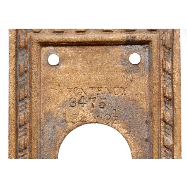 Metal Antique Bronze Norwalk Fontenoy Door Knob Set For Sale - Image 7 of 9