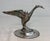 Antique Silverplate Swan Bird Brandy Glass Warmer Table Top Oil Lamp Heater For Sale - Image 9 of 12