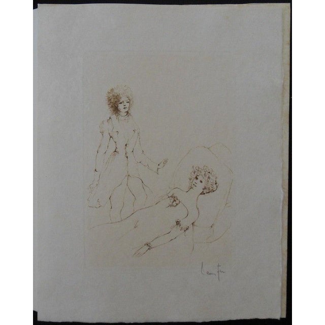 Léonor Fini, Les adieux, Etching For Sale