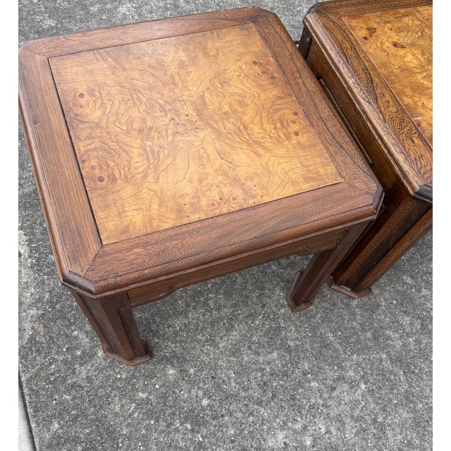 1960s Ming Style End Tables For Sale - Image 4 of 4