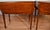 1950s Pair of Vintage Hekman Cherry Inlaid Drop-Leaf Pembroke Side Tables / End Tables For Sale - Image 11 of 18