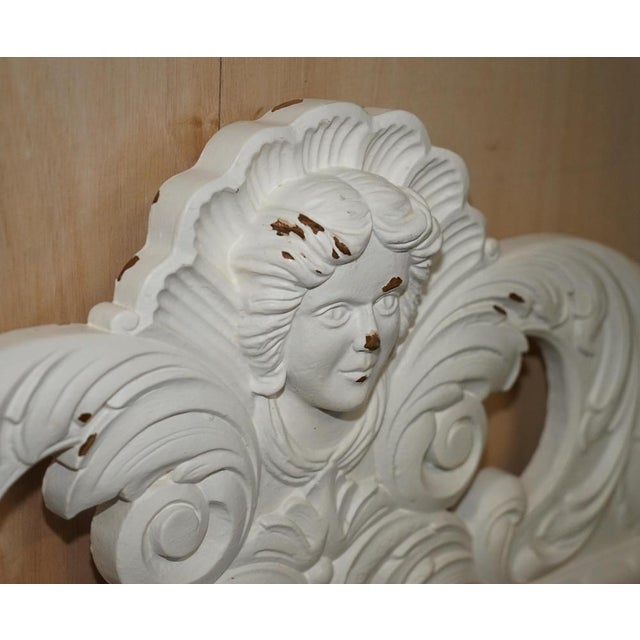 Set of Elm Bed Frames with Ornate Hand Carved Detailing, 1880s For Sale - Image 14 of 18