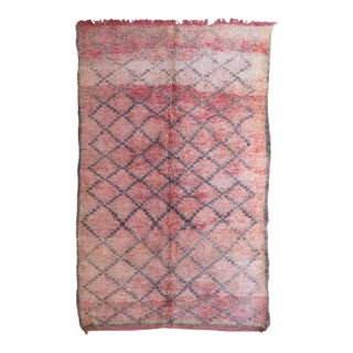 Diamond Moroccan Vintage Rug - 10 X 6 Ft For Sale