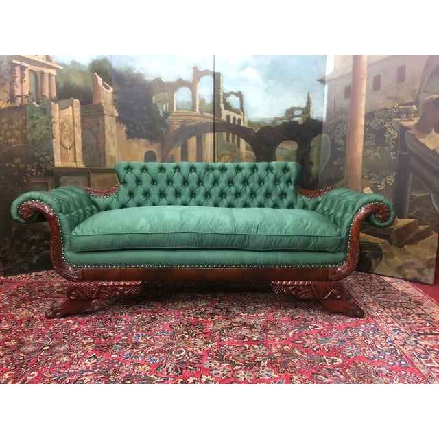 Traditional Antique Empire Sofa, 19th Century Sofa For Sale - Image 3 of 17