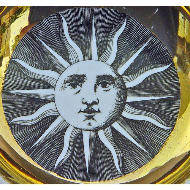 Piero Fornasetti "Solo" Sunburst Trinket Dish For Sale In Philadelphia - Image 6 of 6