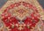 Antique Turkish Oushak Medallion Rug in Red, Lime Green, Gray & Light Blue For Sale In Atlanta - Image 6 of 11