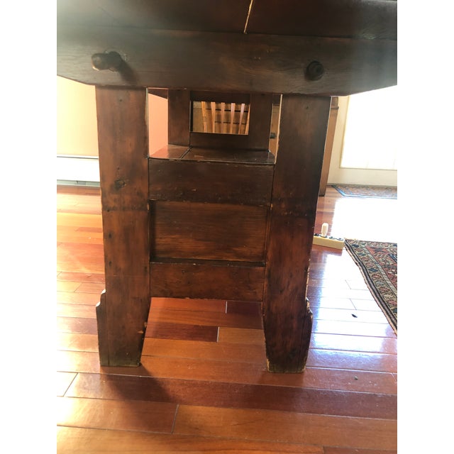 Rustic 19th Century Rustic Dining Table For Sale - Image 3 of 6