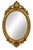 Hollywood Regency Vintage Euromarchi Italian Florentine Oval Mirror | Ornate Gilt Gold Rococo Revival For Sale - Image 3 of 6
