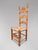 1980s Spanish Country Style Carved Ladder Back Dining Chairs, 1980s, Set of 6 For Sale - Image 5 of 14