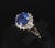 Late 20th Century Fine 2.72ct Gia Ceylon Sapphire & 0.55ct Diamond Platinum Ring Size 6.75 For Sale - Image 10 of 18