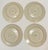 1970s Banana Tree Plates, 8” Wide, Hand Painted - Set of 4 For Sale In Atlanta - Image 6 of 9
