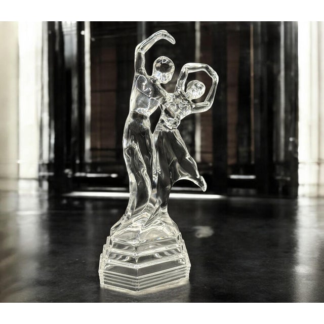 Italian Crystal Bolero and Dance Figurine from Royal Crystal Rock, 1980s For Sale - Image 4 of 11