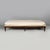 Italian vintage daybed in beige fabric and wood, early 1900s Daybed in white-beige fabric and wood. The rectangular...