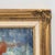 Yellow Vintage Modernist Oil Painting Still Life in Gilt Frame - Unsigned For Sale - Image 8 of 12