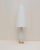 Opaline Glass and Brass Table Lamp, Italy, 1960 For Sale - Image 4 of 4