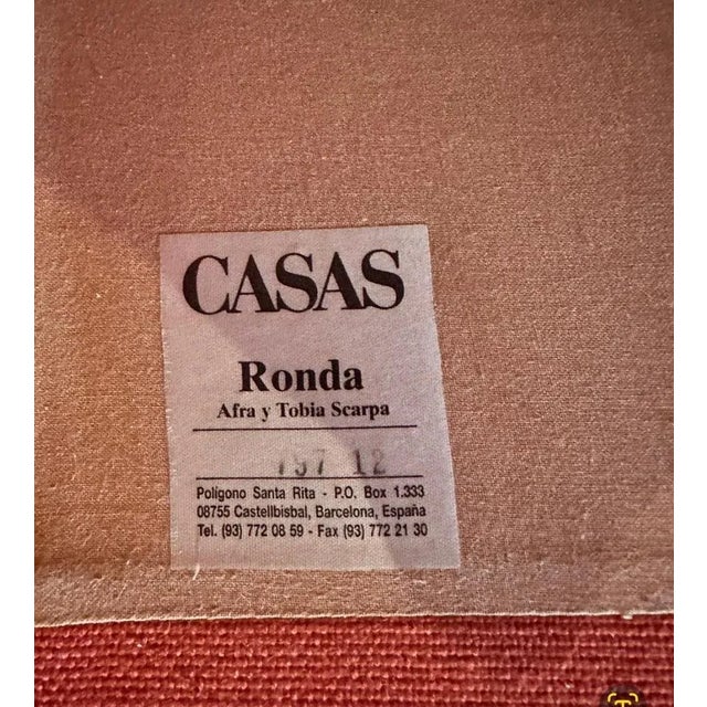 1970s Set of Ronda Lounge Chairs by Afra & Tobia Scarpa, 1970s For Sale - Image 5 of 11