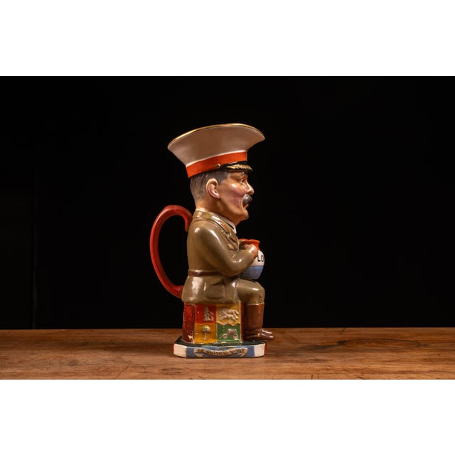 Early 20th Century 1918 Royal Staffordshire Pottery Louis Botha Toby Jug by Carruthers Gould For Sale - Image 5 of 8