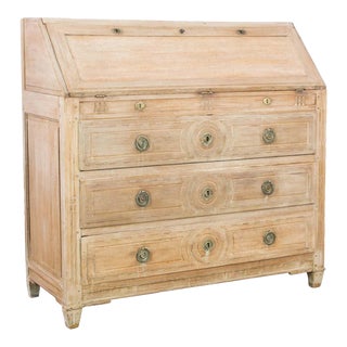 1820s French Oak Writing Desk