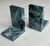 Contemporary Vintage Green Marble Bookends - Pair For Sale - Image 3 of 7