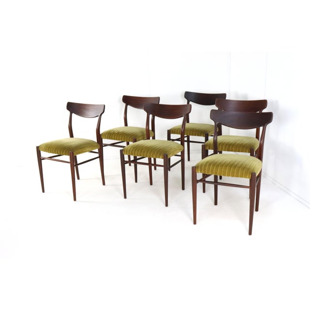 Dining Room Chairs Aldersbach by Otto Pollak for Lübke, 1960s, Set of 6 For Sale - Image 4 of 18